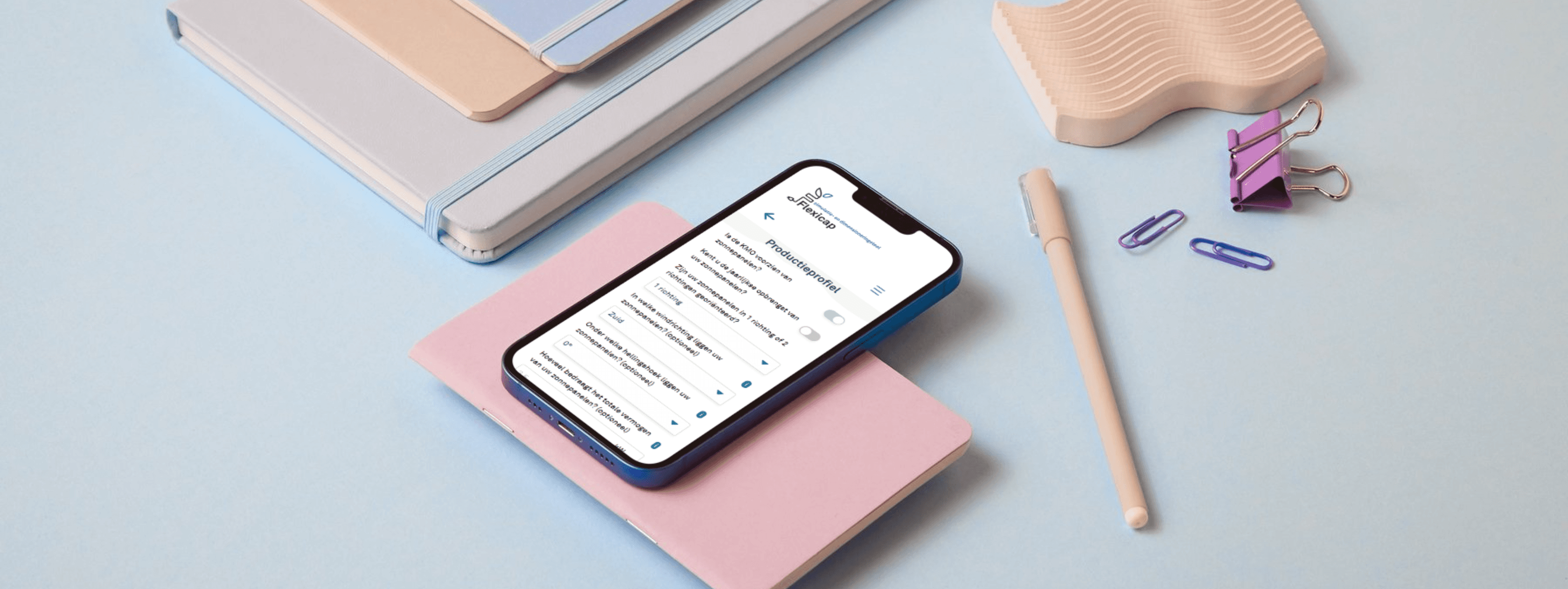 Mobiel scherm Flexicap productieprofiel